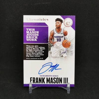 2017-18 Panini Chronicles Autographs #33 Frank Mason III /199 kosaras kártya