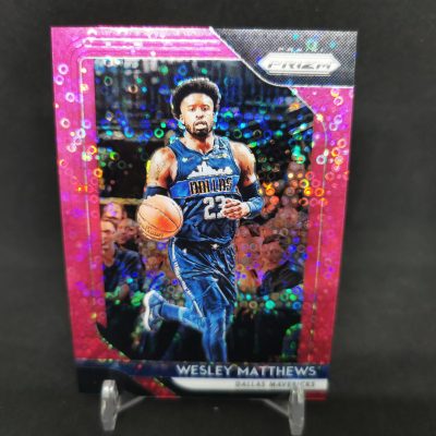 2018-19 Panini Prizm Prizms Fast Break Pink #290 Wesley Matthews /50 kosaras kártya