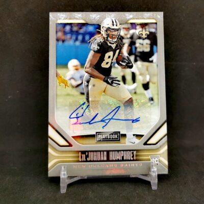 2019 Panini Playbook Rookie Signatures #186 Lil'Jordan Humphrey RC NFL kártya