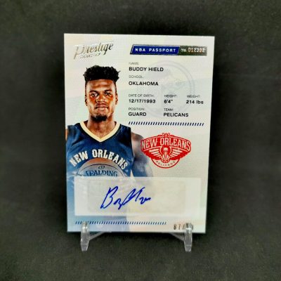 2016-17 Prestige NBA Passport Signatures #14 Buddy Hield RC /99 kosaras kártya