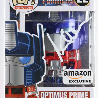 Transformers Peter Cullen aláírt #22 Optimus Prime Funko Pop! figura (Amazon Exclusive)