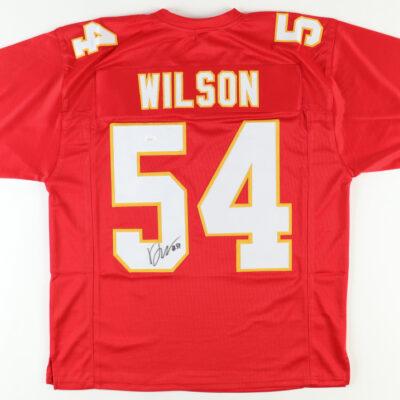 Damien Wilson aláírt CUSTOM focimez (Chiefs)