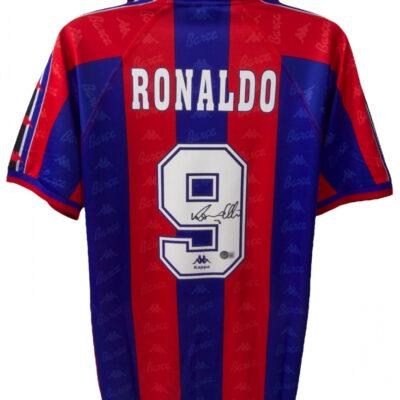 Ronaldo Nazario aláírt Kappa focimez (FC Barcelona)
