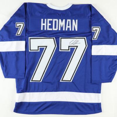 Victor Hedman aláírt CUSTOM hokimez (Lightning)
