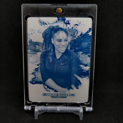 2018 Upper Deck Goodwin Champions Printing Plates Cyan #110 Serena Williams 1/1 tenisz kártya