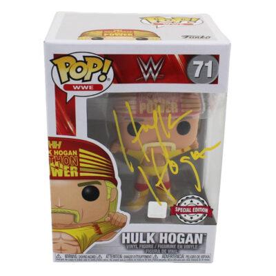 Hulk Hogan aláírt Funko Pop! figura