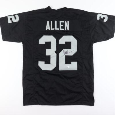 Marcus Allen aláírt CUSTOM focimez (Raiders)