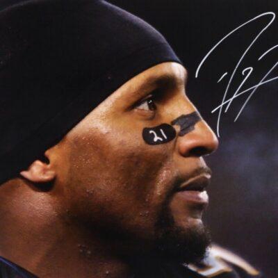 Ray Lewis 16X20 aláírt fotó (Ravens)