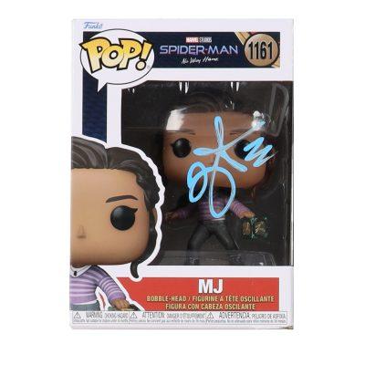 Zendaya aláírt #1161 Spider-Man: No Way Home MJ Funko Pop! figura