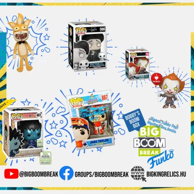 Bobby's Boom Box Signed Funko Pop! Series 1 Mystery Box (ALÁÍRT FUNKO ESÉLY)