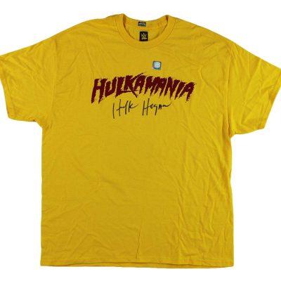 Hulk Hogan aláírt Hulkamania póló