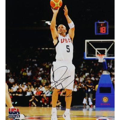 Jason Kidd 8X10 aláírt fotó (USA)