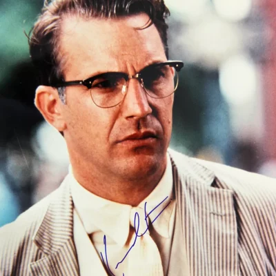 Kevin Costner 16X20 aláírt fotó (JFK - A nyitott dosszié)