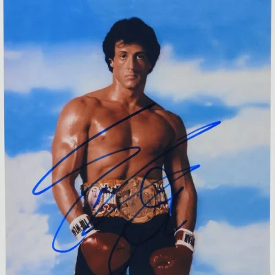 Sylvester Stallone 11X14 aláírt fotó (Rocky III)