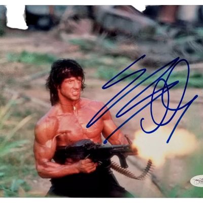 Sylvester Stallone 8X10 aláírt fotó (Rambo)