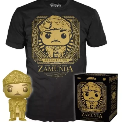 Coming to America Prince Akeem (Gold) 9 cm #574 Funko Pop! figura & póló