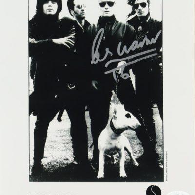 Les Warner 8X10 aláírt fotó (The Cult)