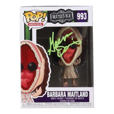 Geena Davis aláírt #993 Beetlejuice Barbara Maitland Funko Pop! figura