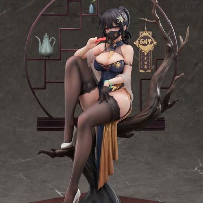 Original Character PVC Szobor 1/7 Xiami China Dress Genboku Ver. 26 cm