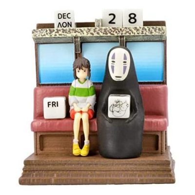 Spirited Away Szobor Three-wheeler Diorama / Calendar Take Unabara Train 11 cm