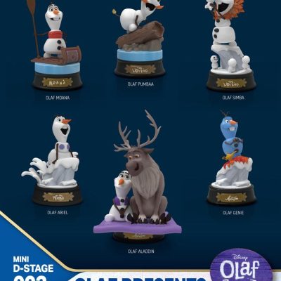 Frozen Mini Diorama Stage Szobors 6-pack Olaf Presents 12 cm