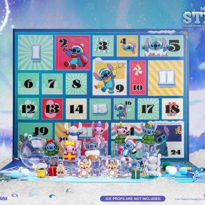 Lilo & Stitch Mini Egg Attack Advent Calendar Stitch celebration Figura Set (Cookie) 10 cm