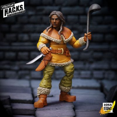 Vitruvian H.A.C.K.S. Akciófigura Dwarf Tavern Keeper Madame Ruskin