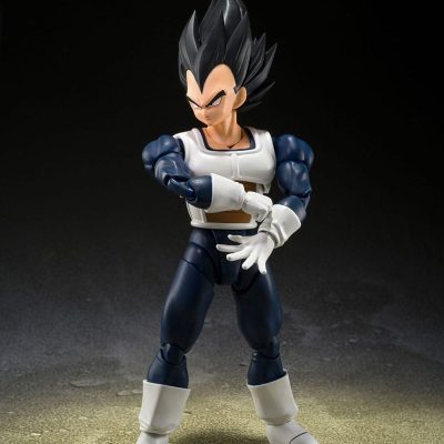 Dragon Ball S.H. Figuarts Akciófigura Vegeta Old Battle Clothes 14 cm