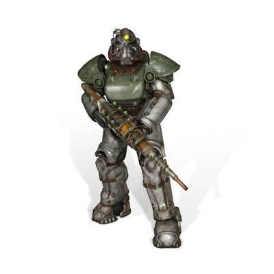 Fallout 4 Life-Size Szobor T-51b Power Armor 213 cm