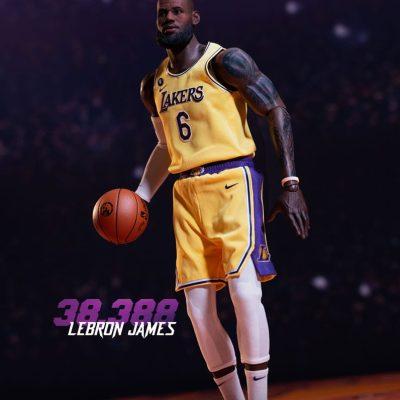 NBA Collection Real Masterpiece Akciófigura 1/6 Lebron James Special Edition 30 cm