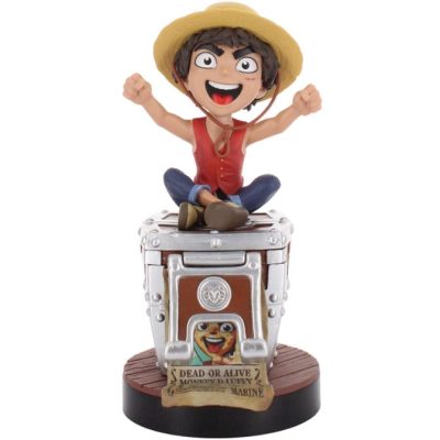 One Piece Cable Guys Charging Stand Luffy Wanted Poster 21 cm