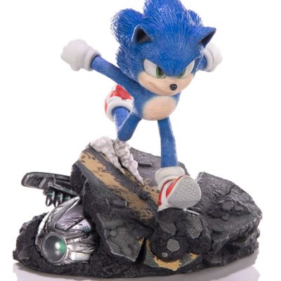 Sonic the Hedgehog 2 Szobor Sonic Standoff 26 cm