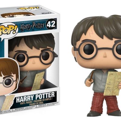 Harry Potter POP! Movies Vinyl Figura Harry Potter with Marauders Map 9 cm