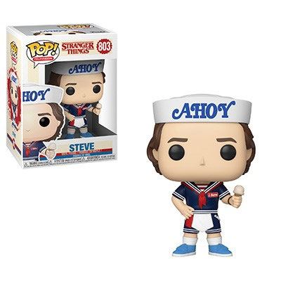 Stranger Things POP! TV Vinyl Figura Steve with Hat and Ice Cream 9 cm
