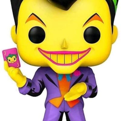 DC Comics POP! Heroes Vinyl Joker (Black Light) 9 cm