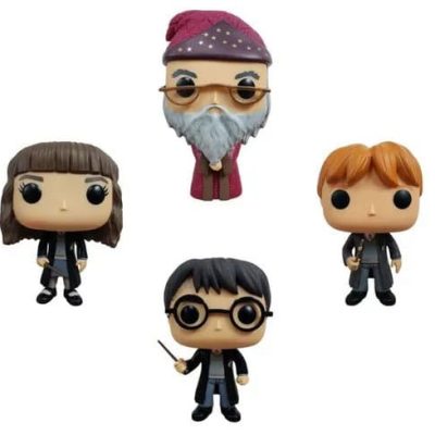 Harry Potter POP! Movies Vinyl Figura 4-Pack W1 9 cm