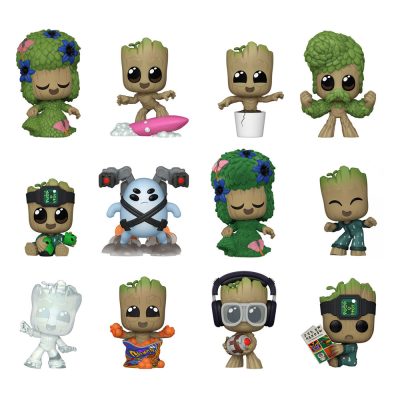 I Am Groot Mystery Mini Figura 5 cm Display (12)
