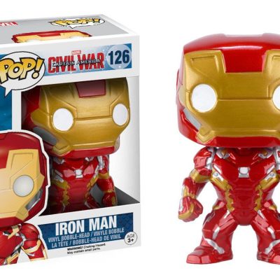 Captain America Civil War POP! Vinyl Bobble-Head Iron Man 10 cm