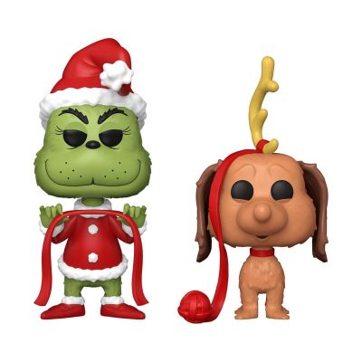 The Grinch(Anniversary) POP! Books Vinyl Figura 2-Pack Grinch w/ Max 9 cm
