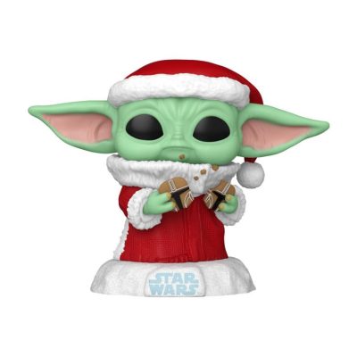 Star Wars: Mandalorian POP! Vinyl Figura Holiday Grogu 9 cm