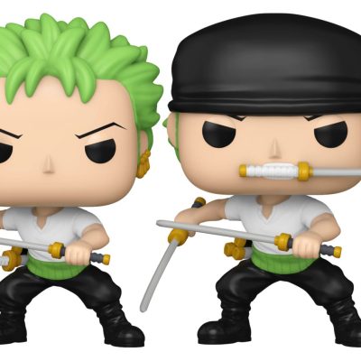 One Piece POP! Animation Vinyl Figura Zoro (Refresh) w/Ch 9 cm Assortment (6)