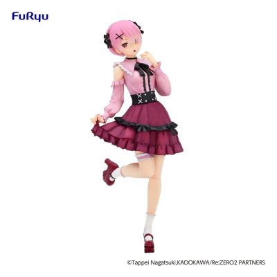 Re:Zero Starting Life in Another World Trio-Try-iT PVC Szobor Rem Girly Outfit Pink 21 cm