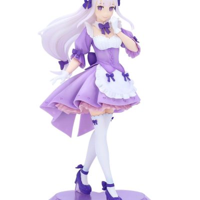 Re:ZERO Starting Life in Another World Tenitol PVC Szobor Maid Emilia 28 cm