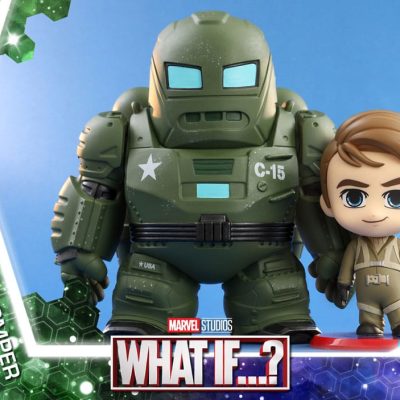What If...? Cosbaby (S) Mini Figura Hydra Stomper & Steve Rogers 10 cm