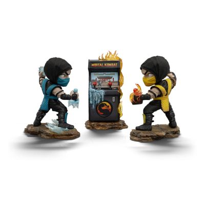Mortal Kombat Mini Co. PVC Figura Scorpion vs. Subzero Arcade Set 15 cm