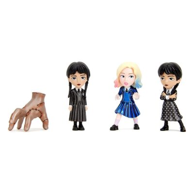 Wednesday Nano Metalfigs Diecast Mini Figura 4-Pack Wave 1 4 cm
