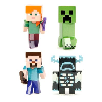 Minecraft Nano Metalfigs Diecast Mini Figura 6 cm Assortment (12)
