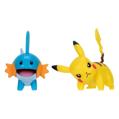 Pokémon First Partner Battle Figura Set Figura 2-Pack Mudkip & Pikachu #4