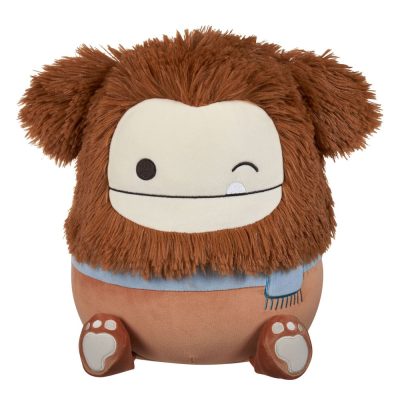 Squishmallows Plüss Figura Winking Brown Bigfoot with Scarf Benny 30 cm