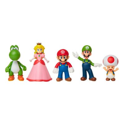 World of Nintendo Super Mario & Friends Figura 5-piece box set Exclusive